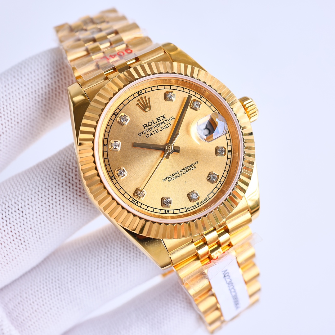 Rolex Datejust Oystersteel all yellow gold