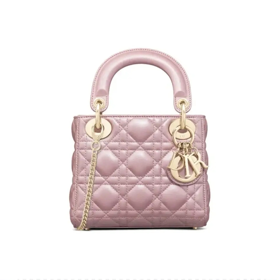 LADY DIOR BAG Powder Pink Lambskin