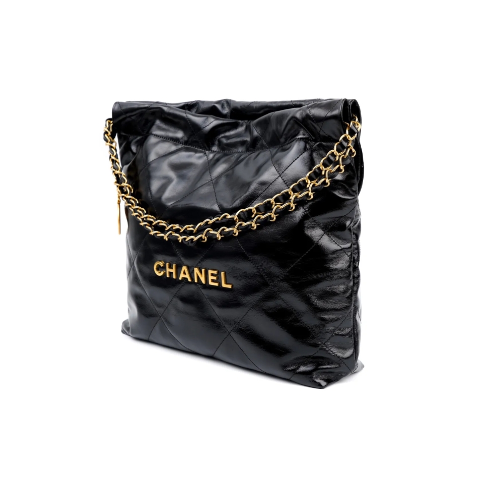 CHANEL 22 Bag 23S Cowhide Tote Bag