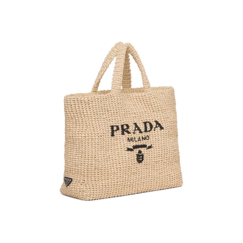 Prada Rafha Logo Tote bag