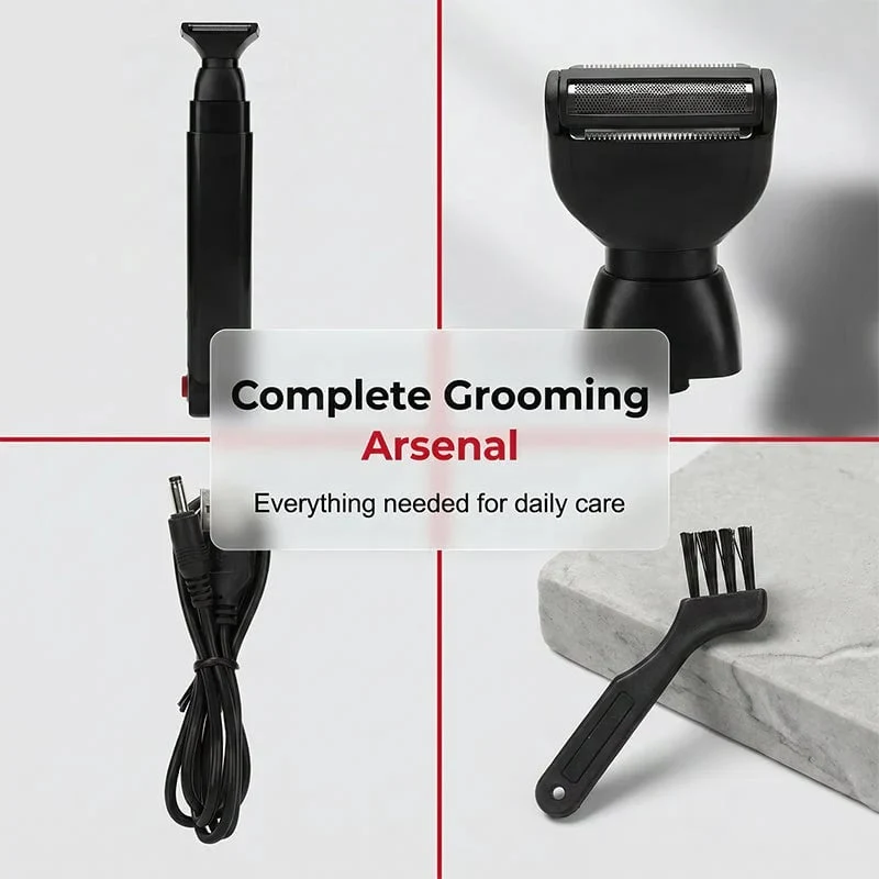 🥳2026 HOT SALE🥳💞50K+ SOLD!🪒💪 Reach-Anywhere Body Trimmer – Extendable handle, precision heads. Trim back, chest & legs yourself – no help needed! 🧔✨