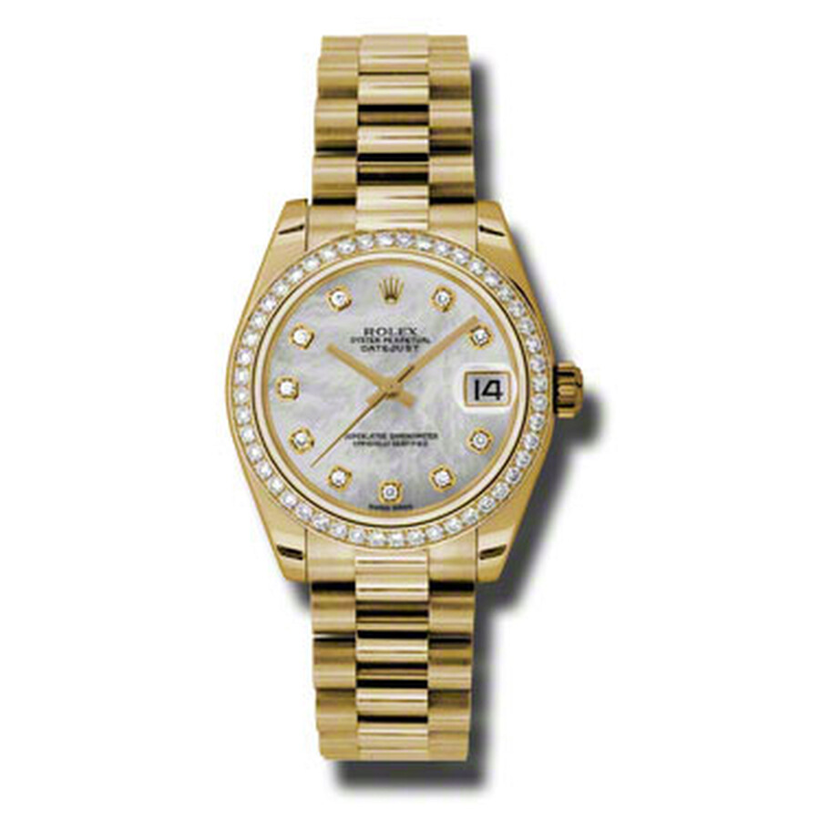 Rolex Lady-Datejust 31 Mother Of Pearl Dial 18K Yellow Gold President Automatic Ladies Watch 178288MDP（Lifetime free warranty+90-days replacement service & Refund!.）