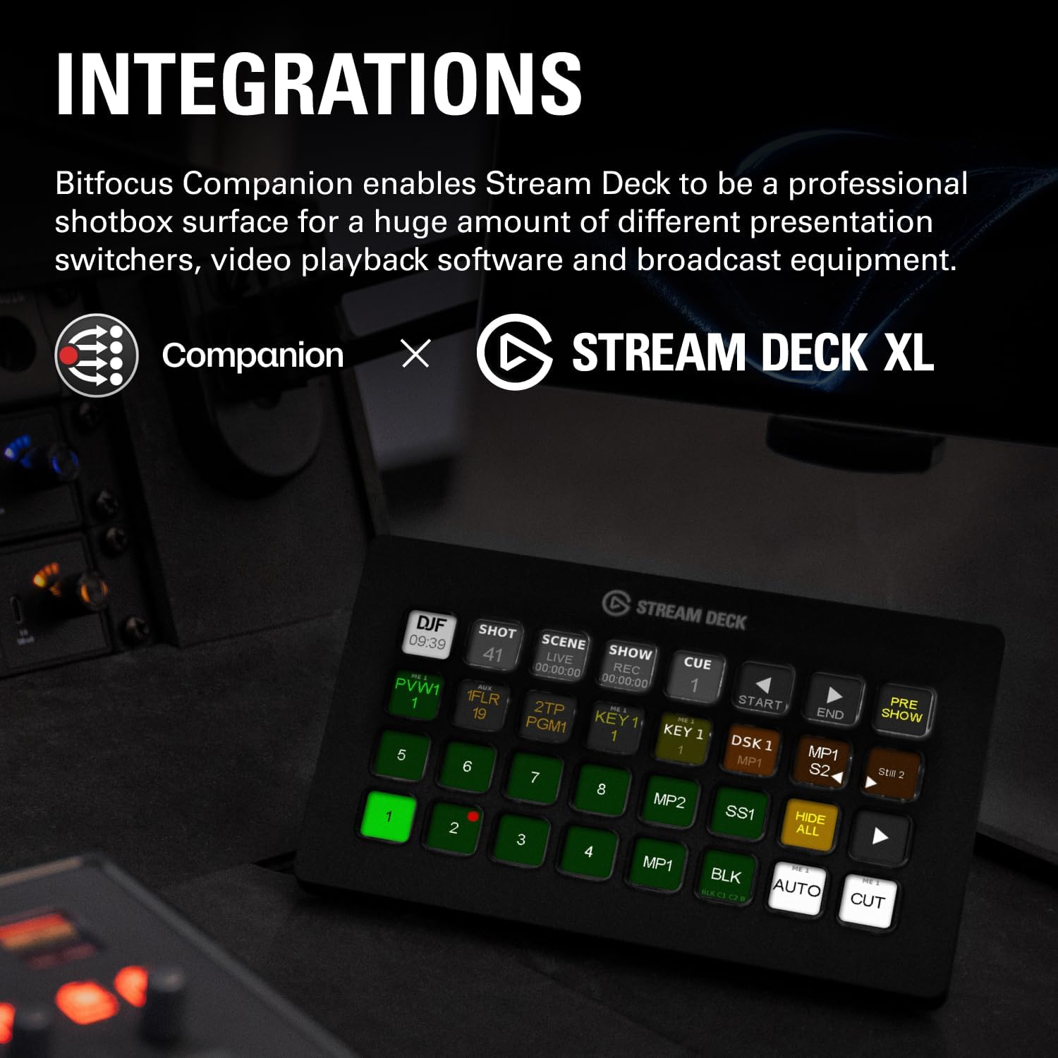 Contrôleur studio Stream Deck XL 32 touches macro actions OBS Twitch YouTube compatible Mac PC
