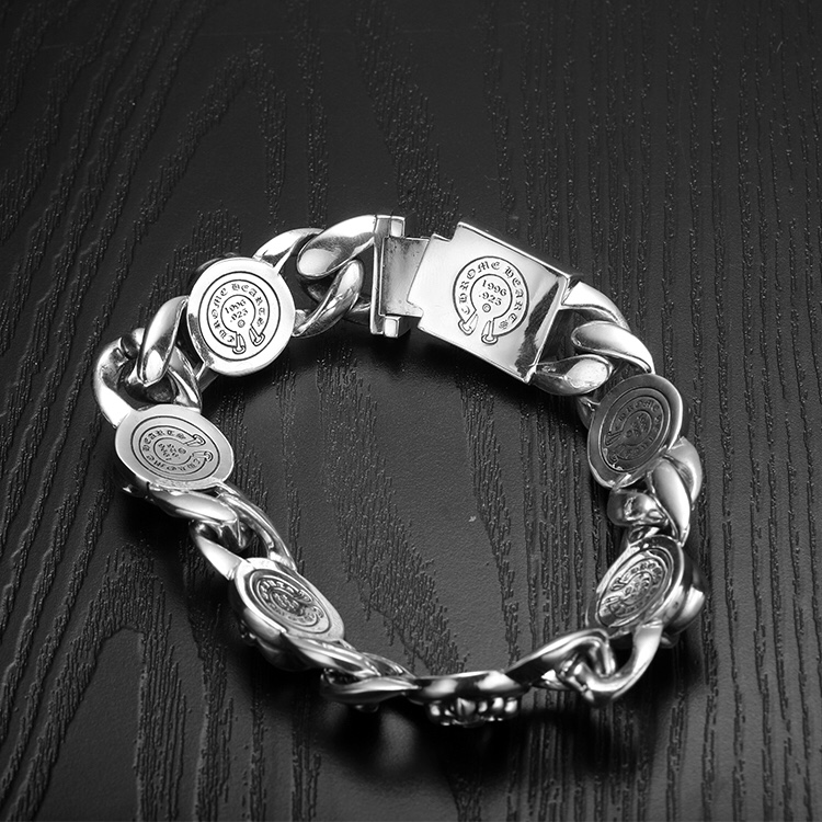 Chrome Hearts Bracelet 925 Sliver 22 CM