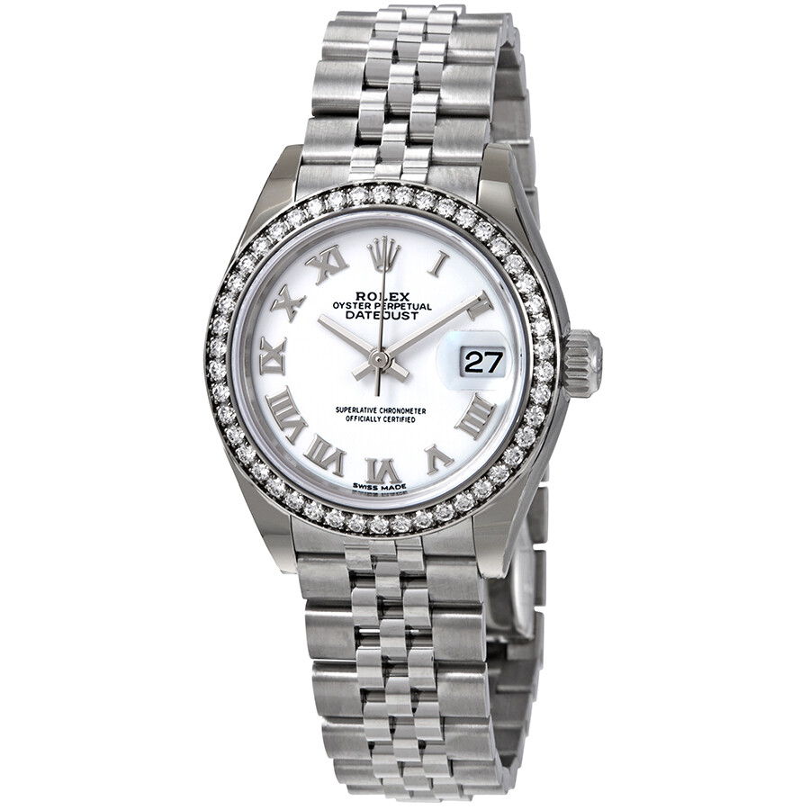 Rolex Lady Datejust Automatic White Dial Ladies Jubilee Watch 279384WRJ（Lifetime free warranty+90-days replacement service & Refund!.）