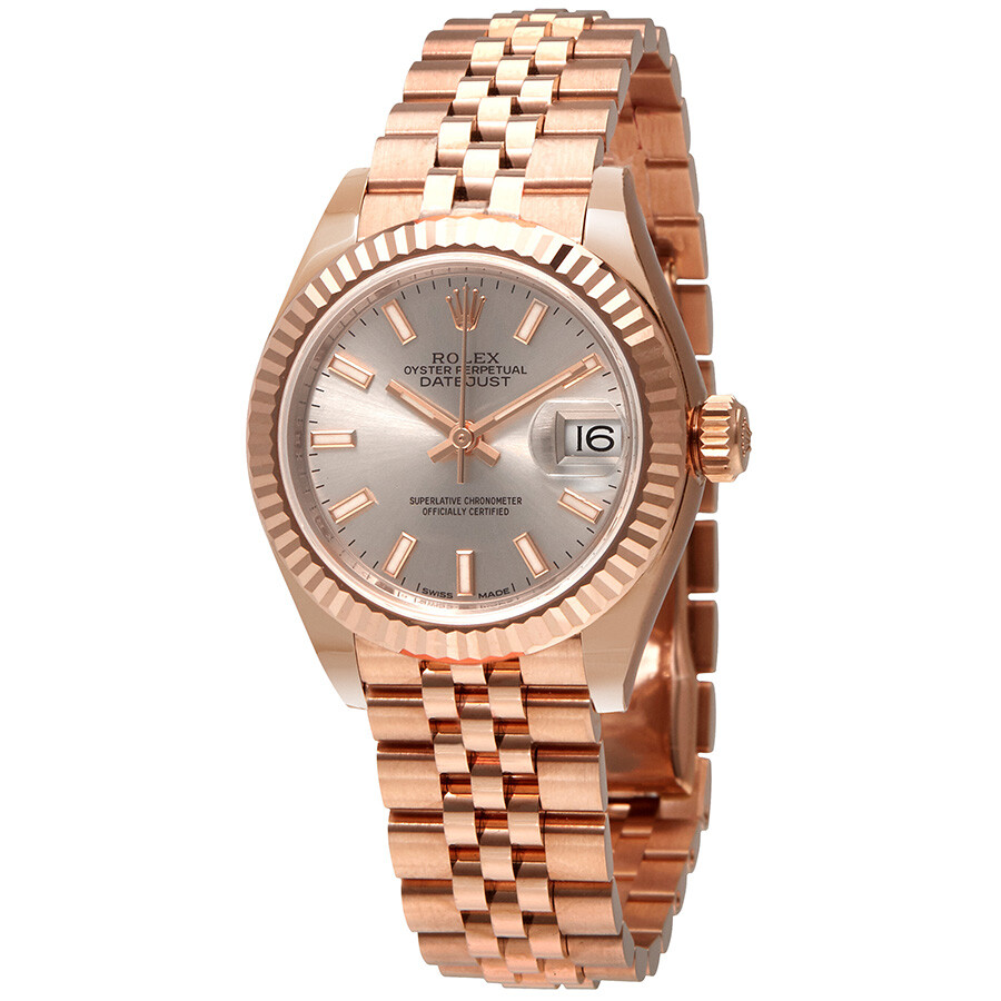 Rolex Lady Datejust 28 Sundust Dial 18K Pink Gold Jubilee Bracelet Automatic Watch 279175SNSJ（Lifetime free warranty+90-days replacement service & Refund!.）