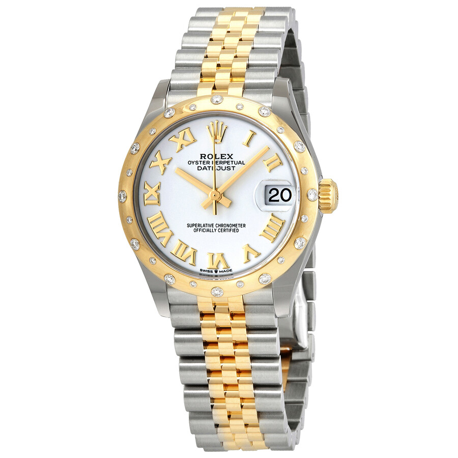 Rolex Datejust 31 White Dial Automatic Ladies Steel and 18kt Yellow Gold Jubilee Watch 278343WRJ（Lifetime free warranty+90-days replacement service & Refund!.）
