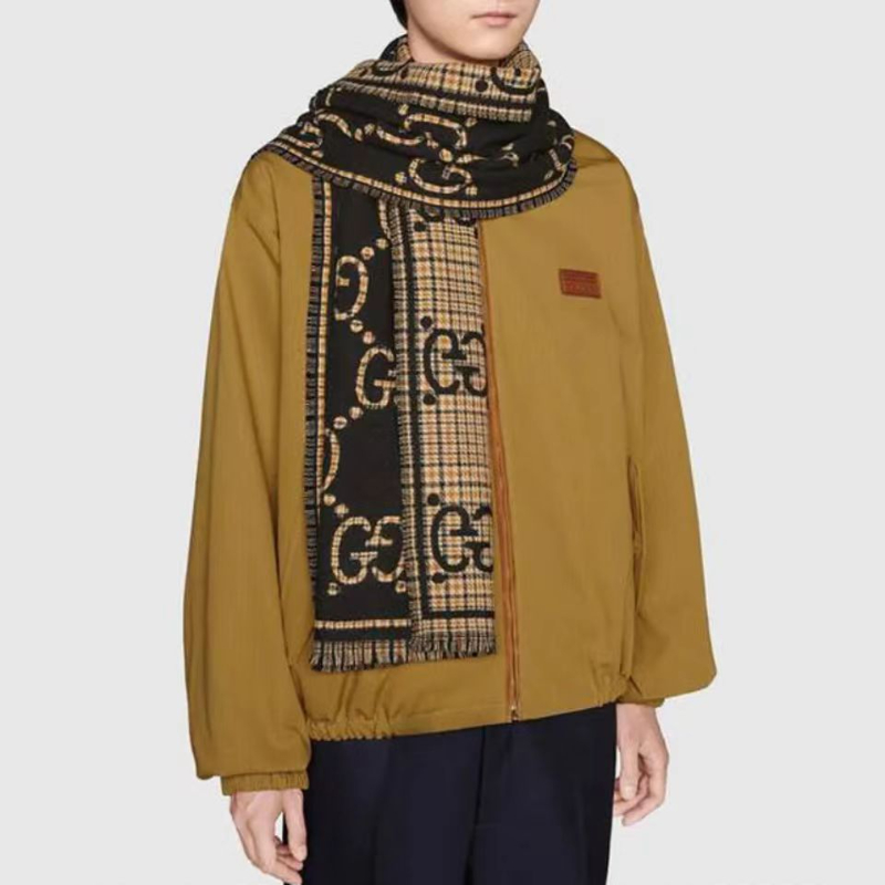 GUCCI SCARF 2024 NEW STYLE Double G