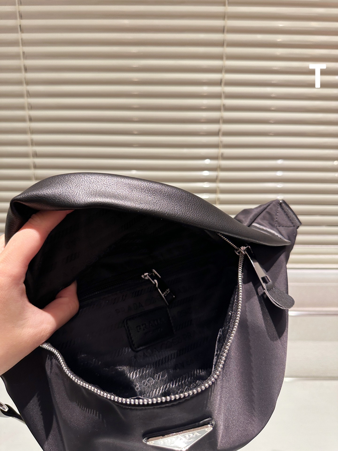 Prada black Fanny pack