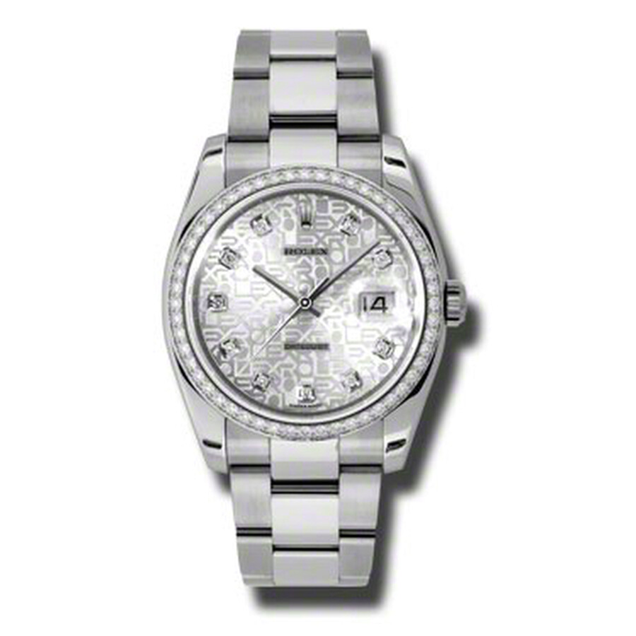 Rolex Oyster Perpetual Datejust 36 Silver Dial Stainless Steel Bracelet Automatic Ladies Watch 116244SJDO（Lifetime free warranty+90-days replacement service & Refund!.）
