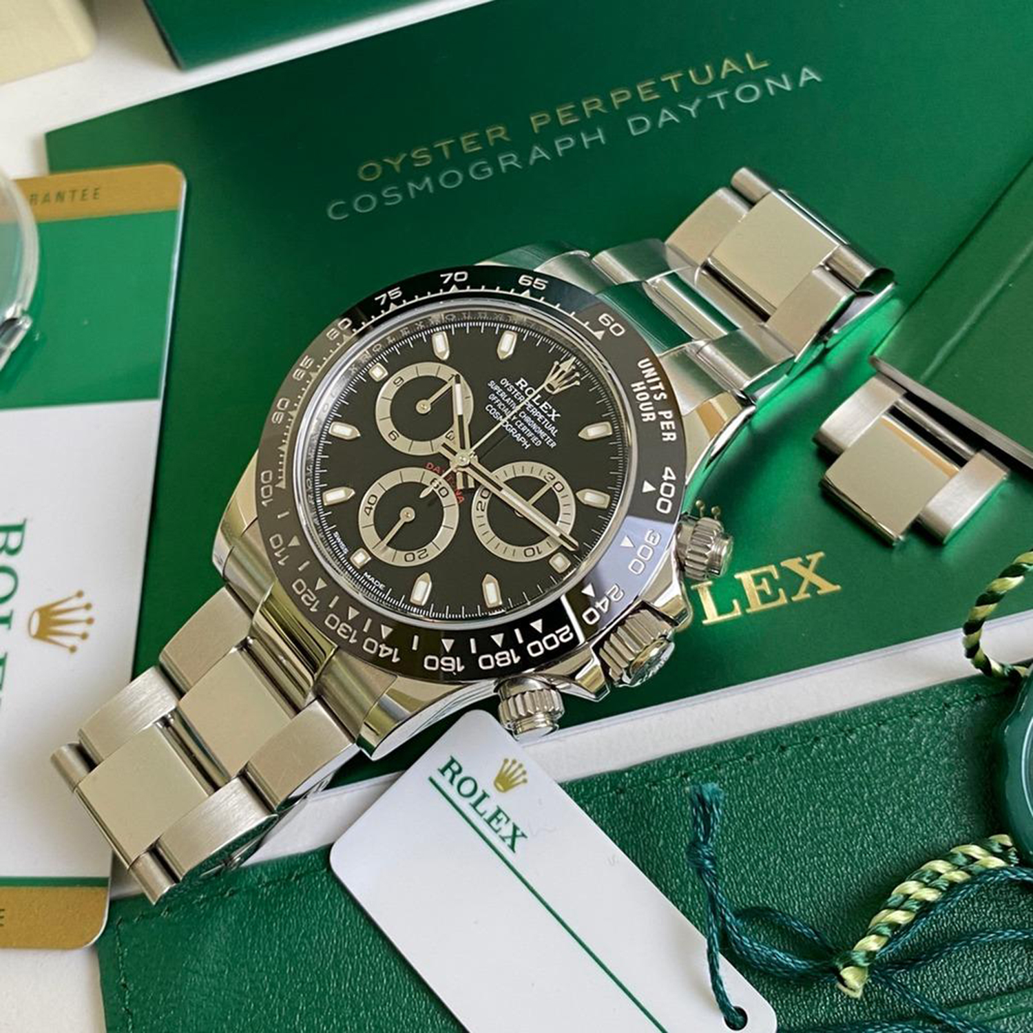 Rolex Cosmograph Daytona black dial 116500ln-0002