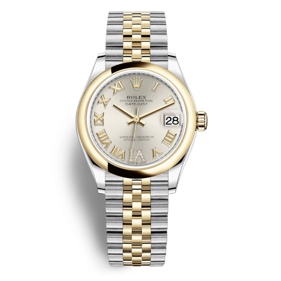 Rolex Datejust 31 Silver Dial Ladies Steel and 18kt Yellow Gold Jubilee Watch 278243SRDJ（Lifetime free warranty+90-days replacement service & Refund!.）