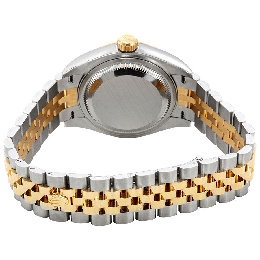 Rolex Lady-Datejust White Dial Automatic Ladies 18kt Yellow Gold and Steel Jubilee Watch 279163WRJ（Lifetime free warranty+90-days replacement service & Refund!.）