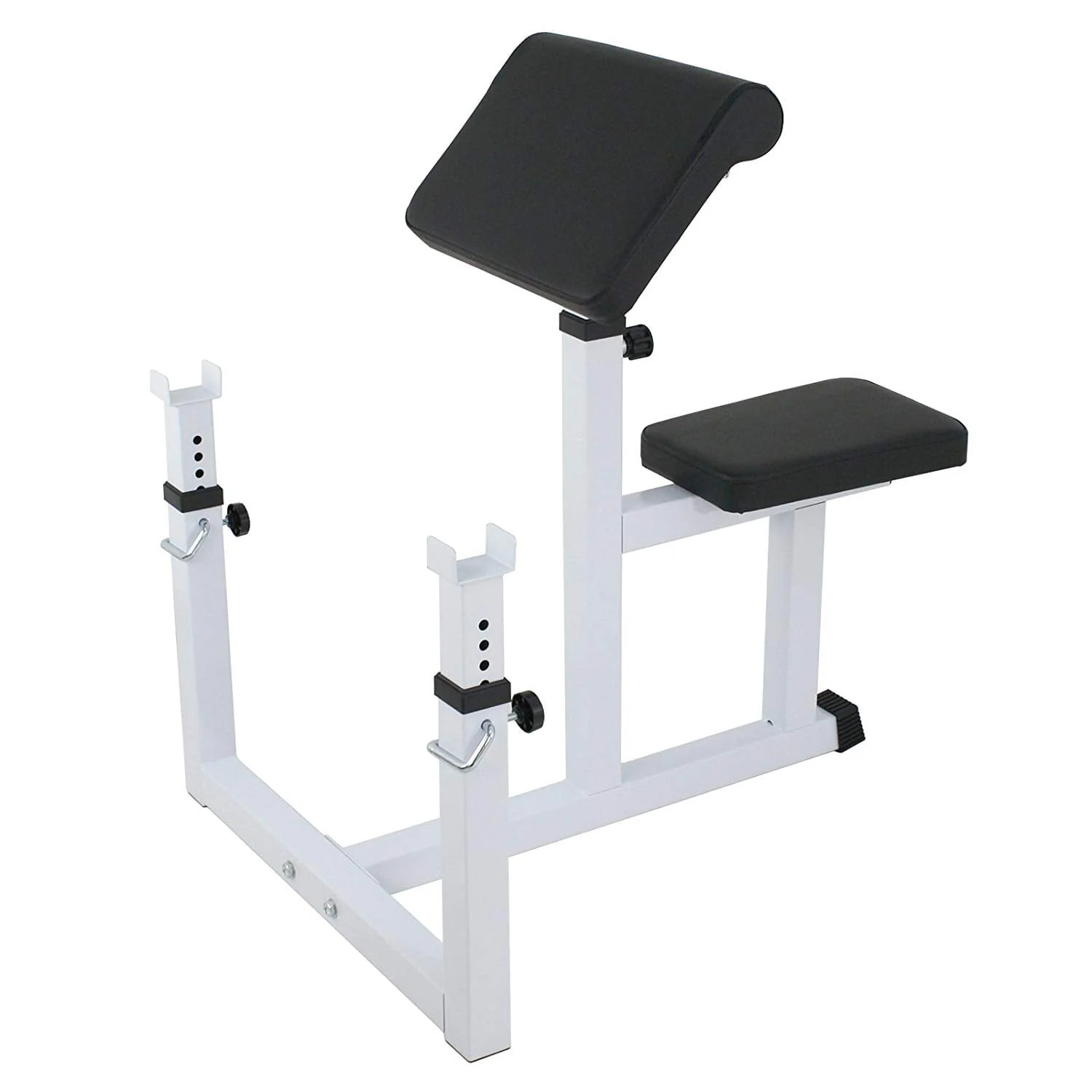 ZENSTYLE Arm Curl Weight Bench Seated Preacher Isolated Dumbbell Biceps 550 lb Arm Rest Adjustable