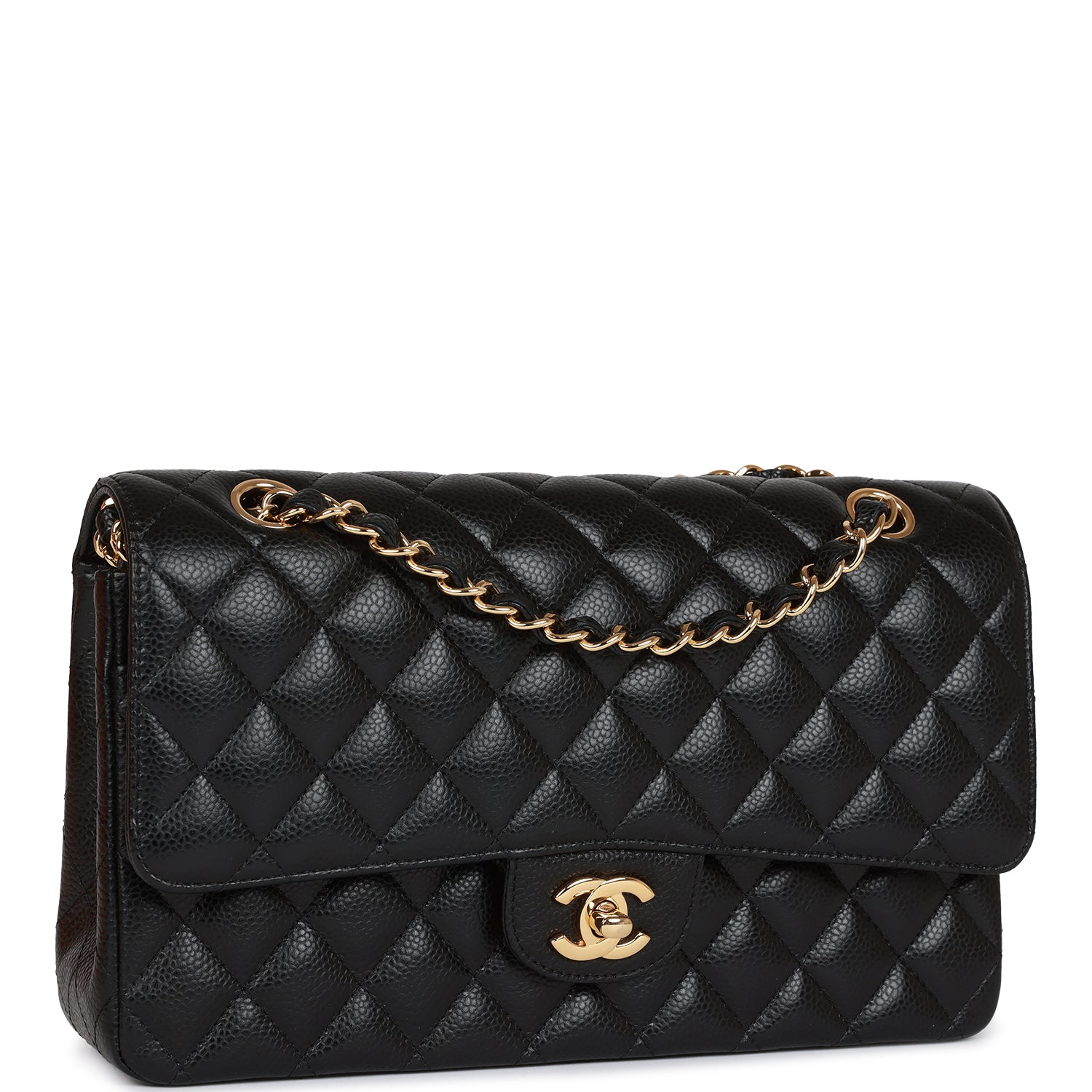 Chanel Classic Double Flap Bag Black Caviar