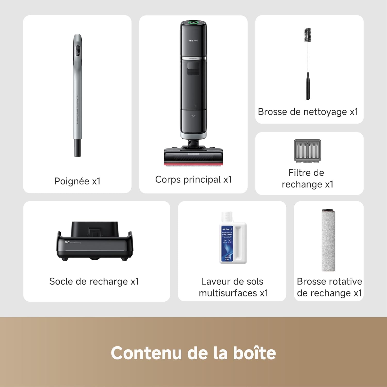 Aspirateur laveur H15 Pro Heat nettoyage sols 85°C bras robotisé IA 22000Pa séchage 5 min contrôle app