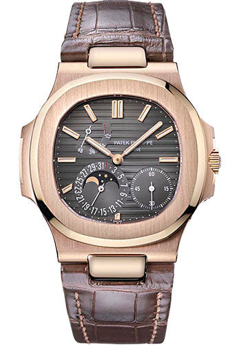 Patek Philippe Nautilus 5712R 40MM Black-Brown Dial With Leather Bracelet