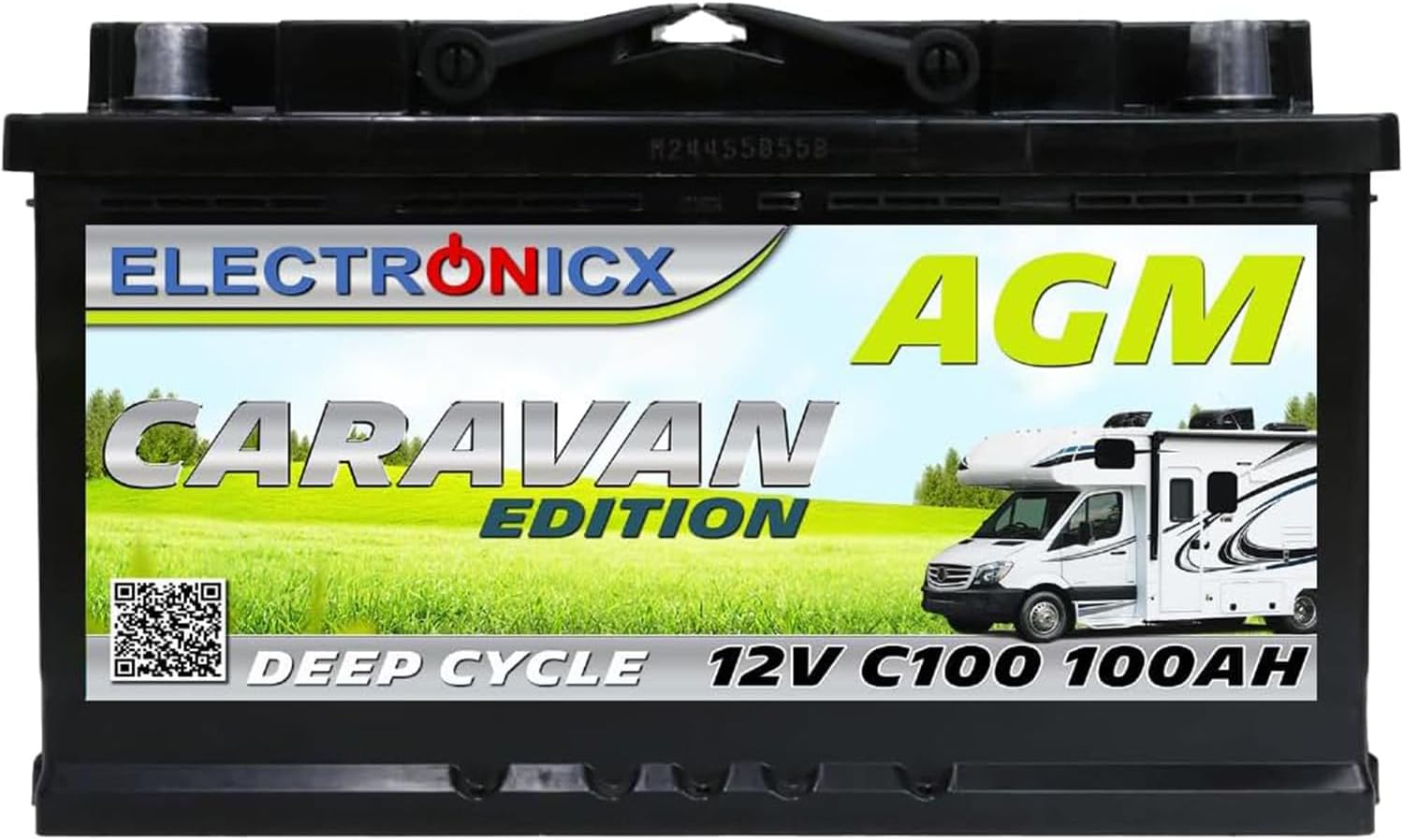 Batterie AGM 12 V 100 Ah décharge profonde étanche caravane solaire