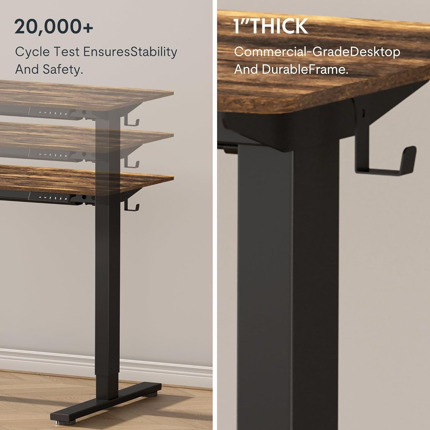 FLEXISPOT EN1 Whole-Piece Standing Desk