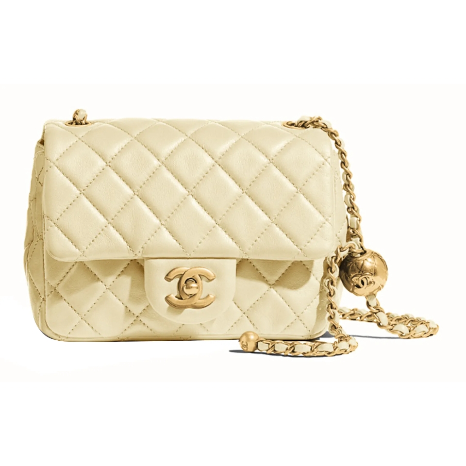 CHANEL CF 22S Shoulder Bag With Golden Ball 17/20cm