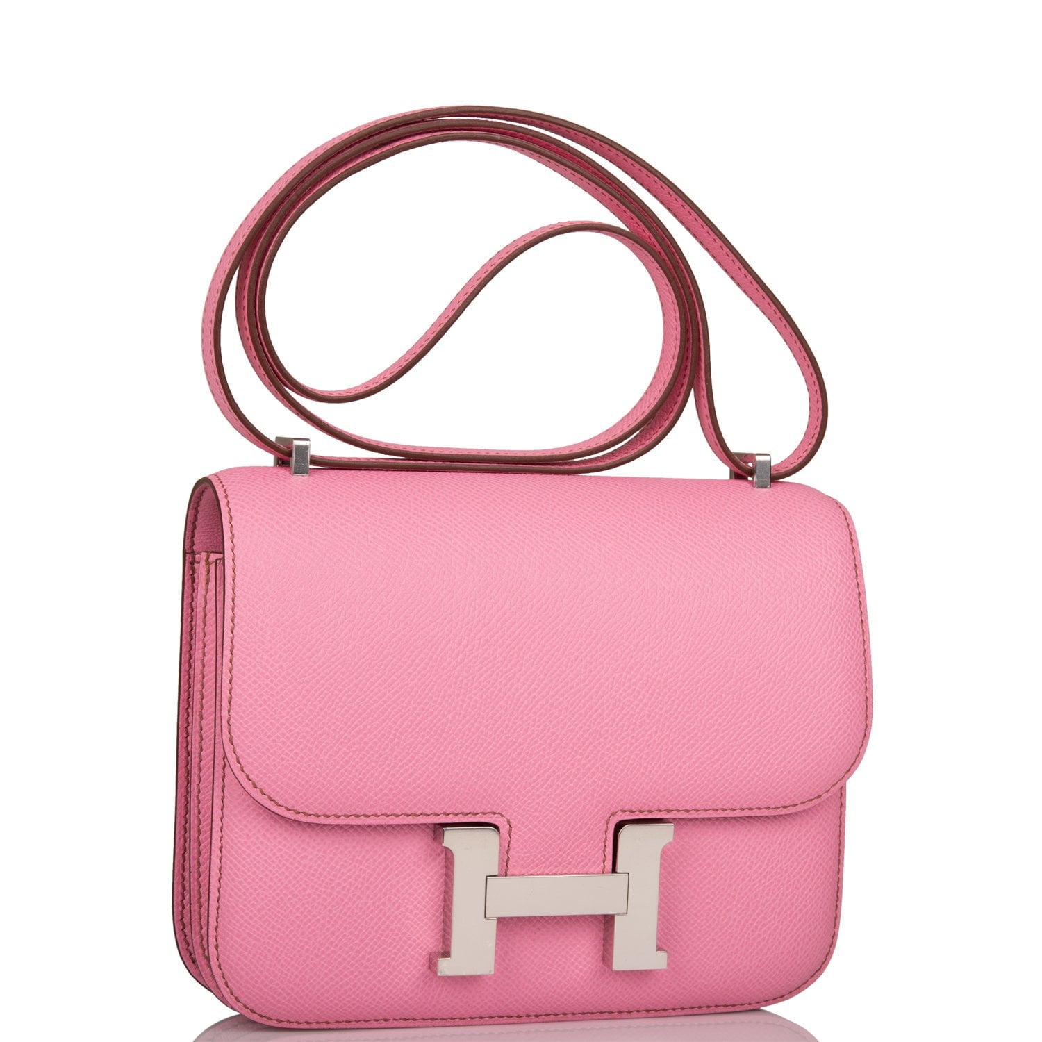 HERMES Evercolor Constance 18 Rose Azalee