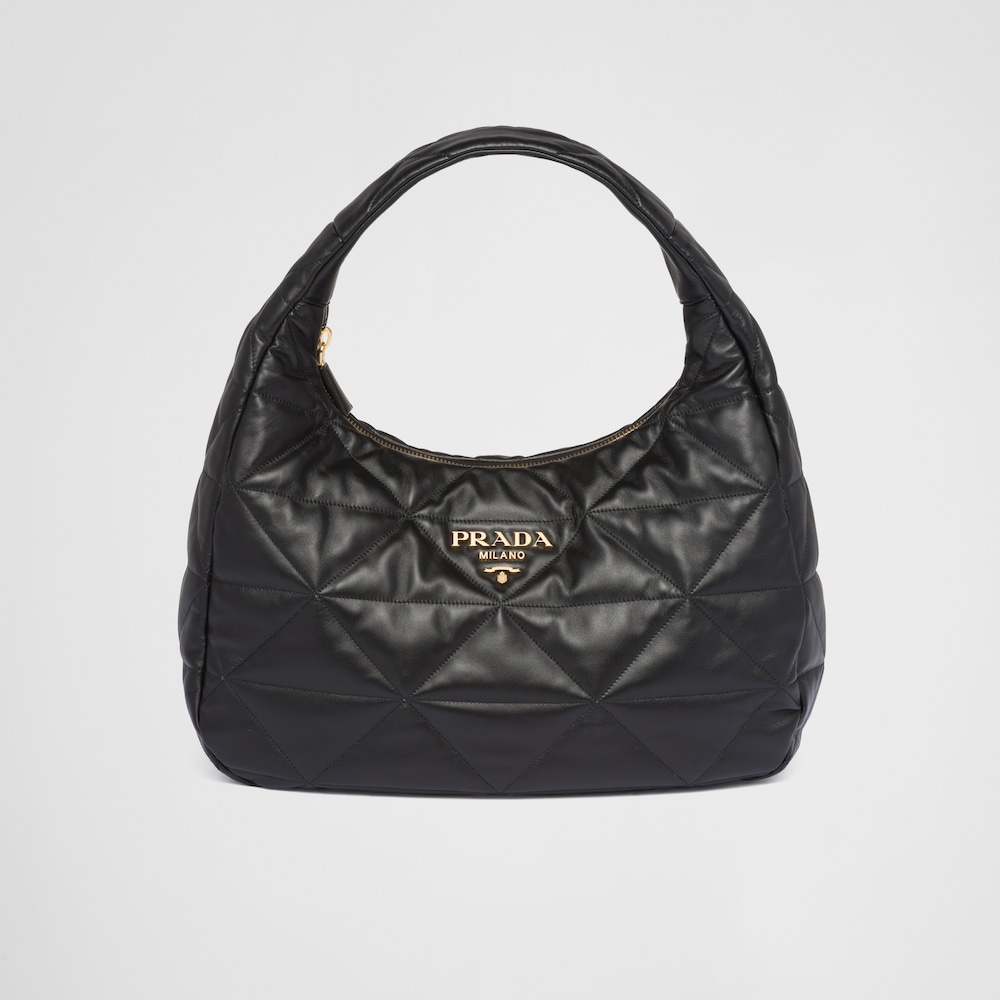 Prada Large. topstitched nappa-leather bag
