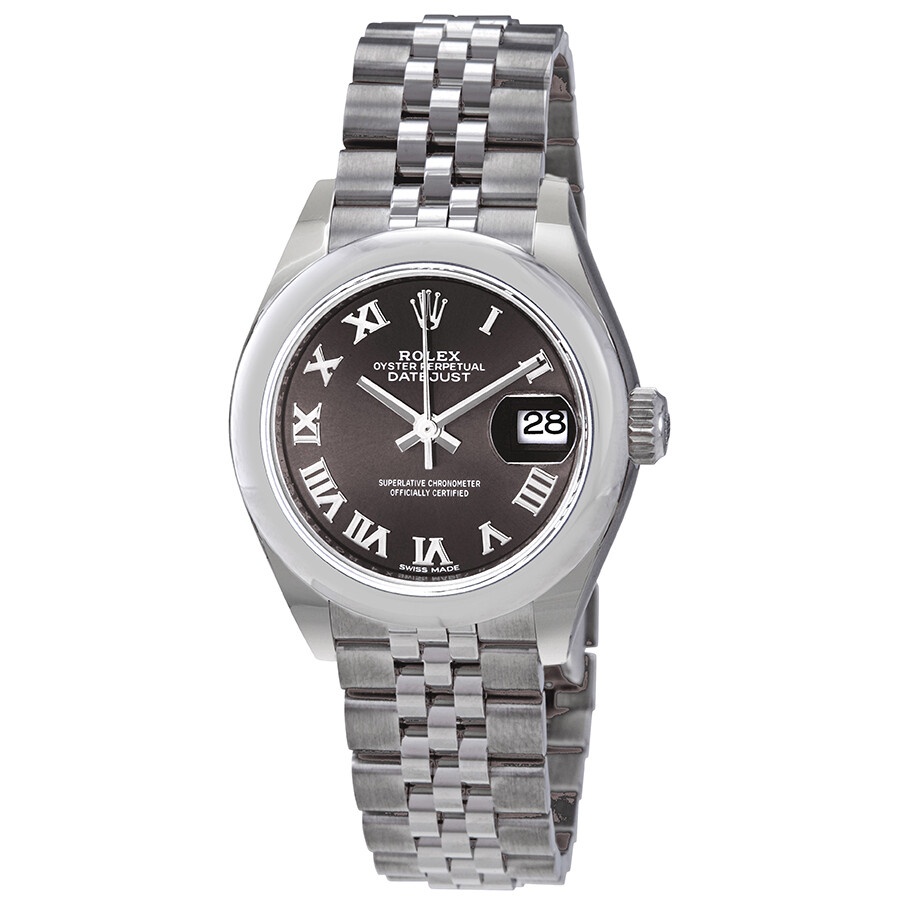 Rolex Lady Datejust Automatic Grey Dial Ladies Jubilee Watch 279160GYRJ（Lifetime free warranty+90-days replacement service & Refund!.）