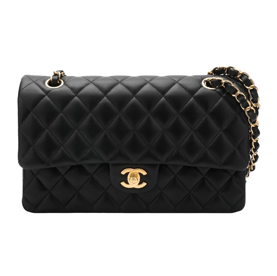 Chanel Classic Double Flap Bag Quilted Lambskin Jumbo