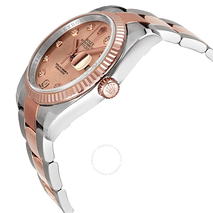 Rolex Oyster Perpetual Datejust 36 Pink Dial Stainless Steel and 18K Everose Gold Bracelet Automatic Ladies Watch 116231PDO（Lifetime free warranty+90-days replacement service & Refund!.）