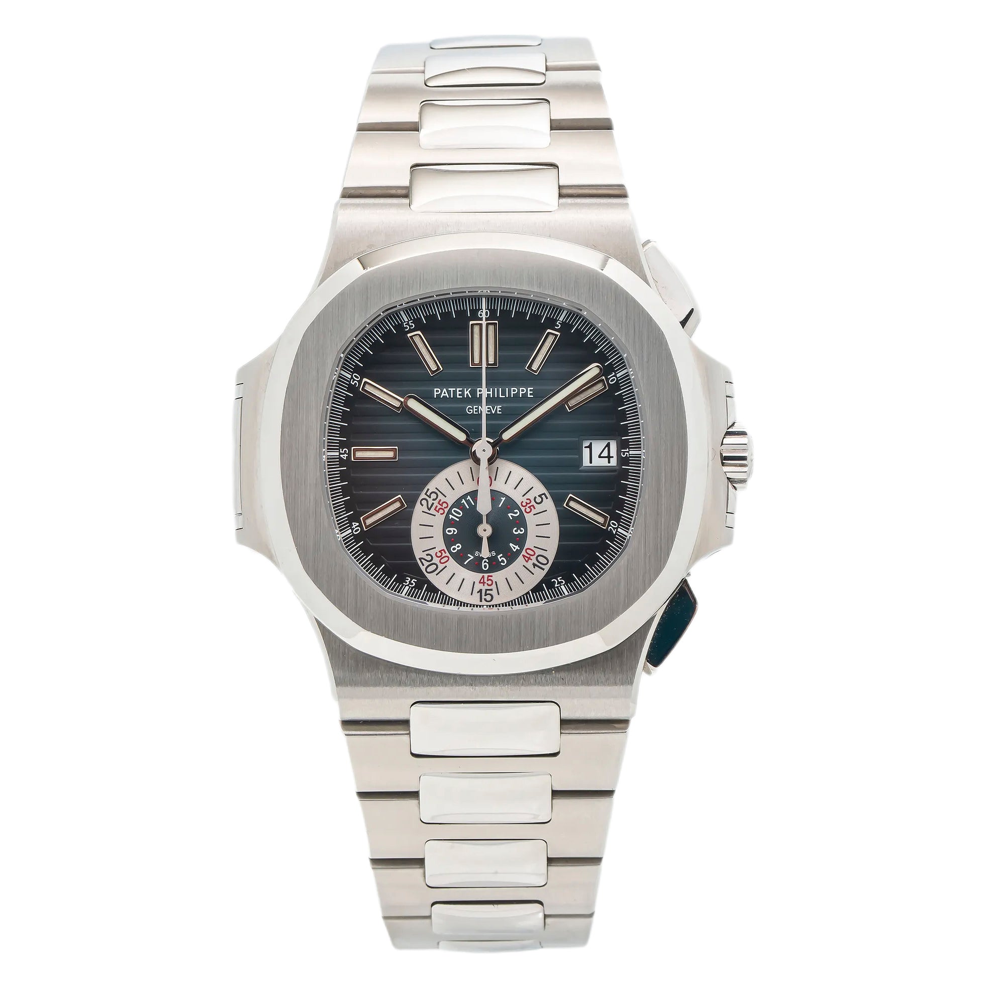 Patek Philippe Nautilus 5980/1A 44MM Blue Dial With Stainless Steel Bracelet
