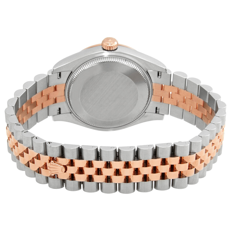 Rolex Datejust 31 Dark Rhodium Dial Automatic Ladies Steel and 18kt Everose Gold Jubilee Watch 278271DRSJ（Lifetime free warranty+90-days replacement service & Refund!.）