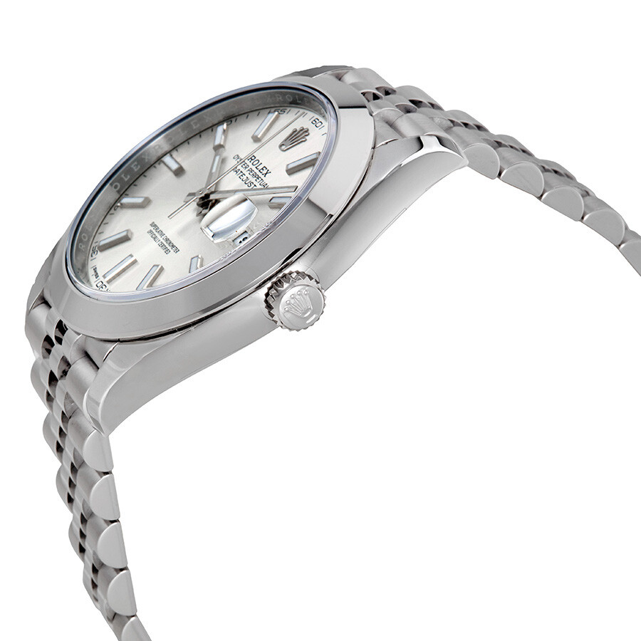 Rolex Datejust Silver Dial Automatic Men s Jubilee Watch 126300SSJ（Lifetime free warranty+90-days replacement service & Refund!.）