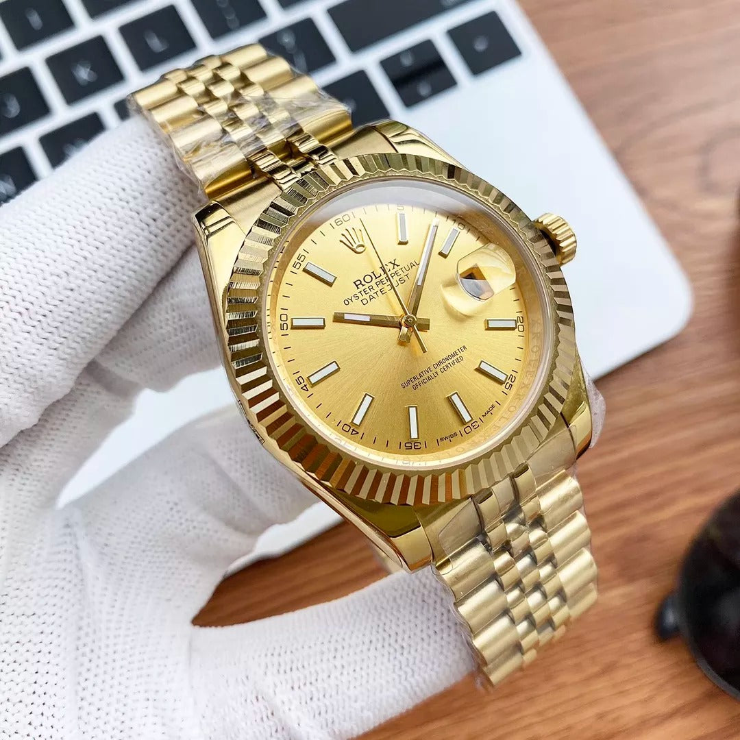 DATE JUST II FULL GOLDEN SELECTION 41MM（Lifetime free warranty+90-days replacement service & Refund!.）