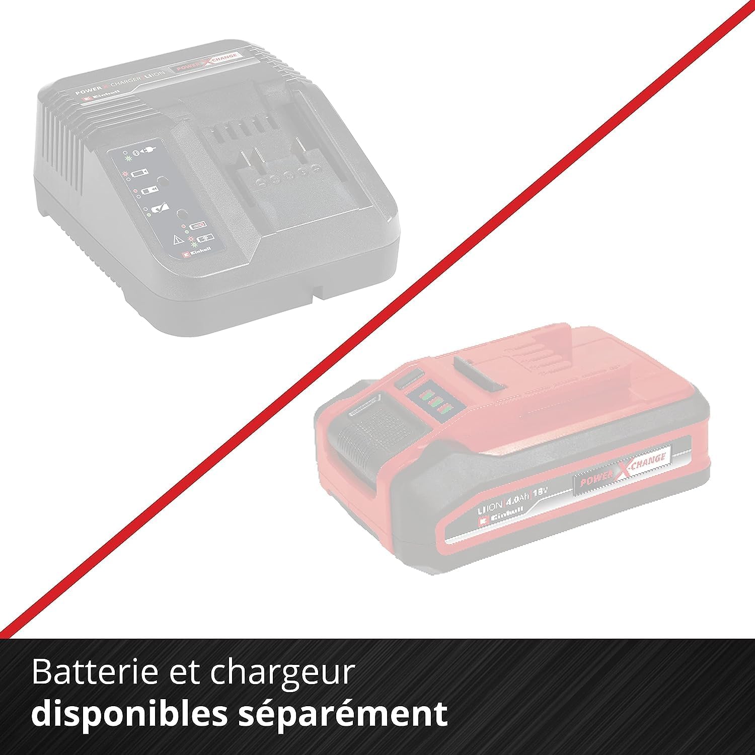 Débroussailleuse sans fil 36 V 6400 tr min sans batterie ni chargeur