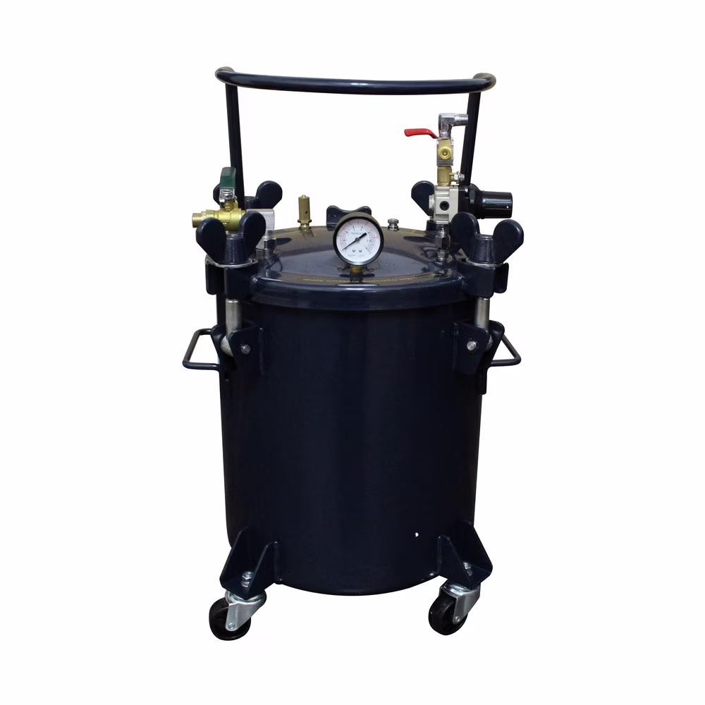California Air Tools CAT - 365C 5 Gallon 80 PSI Oil - Free Vertical Dolly Pressure Pot