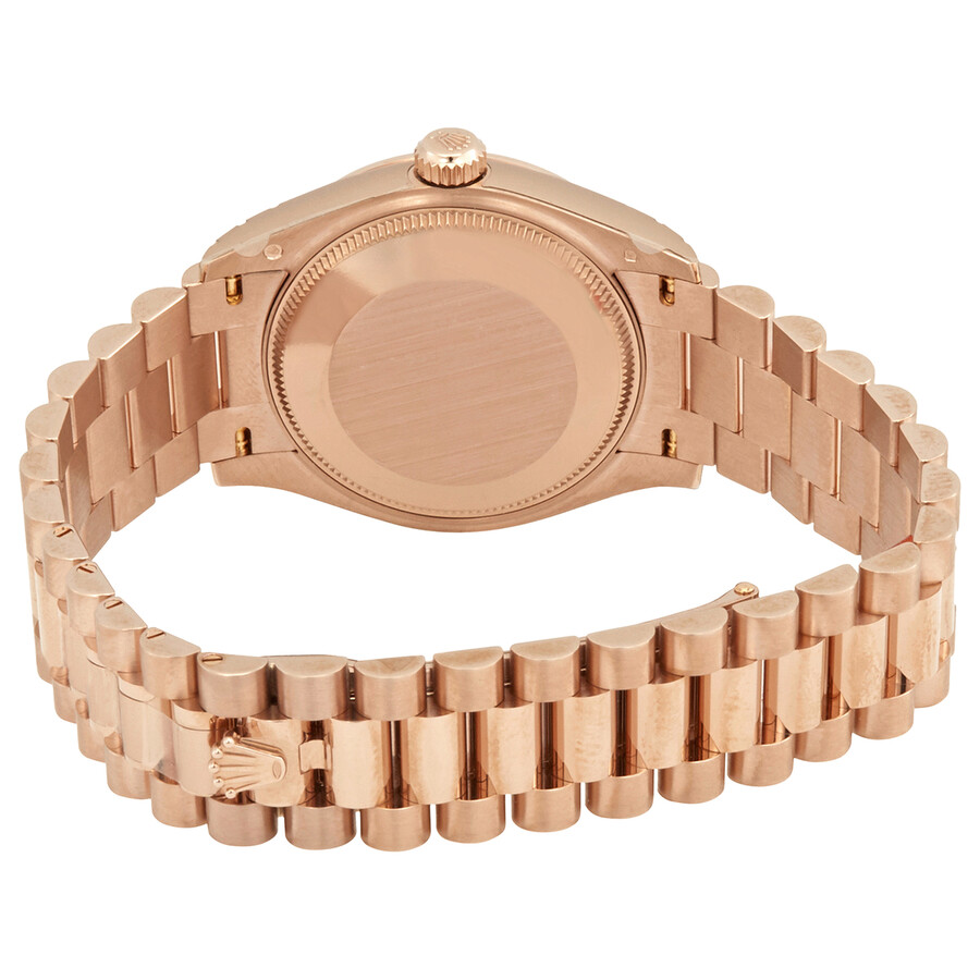 Rolex Datejust 31 White Dial Automatic Ladies 18kt Everose Gold President Watch 278275WRP（Lifetime free warranty+90-days replacement service & Refund!.）