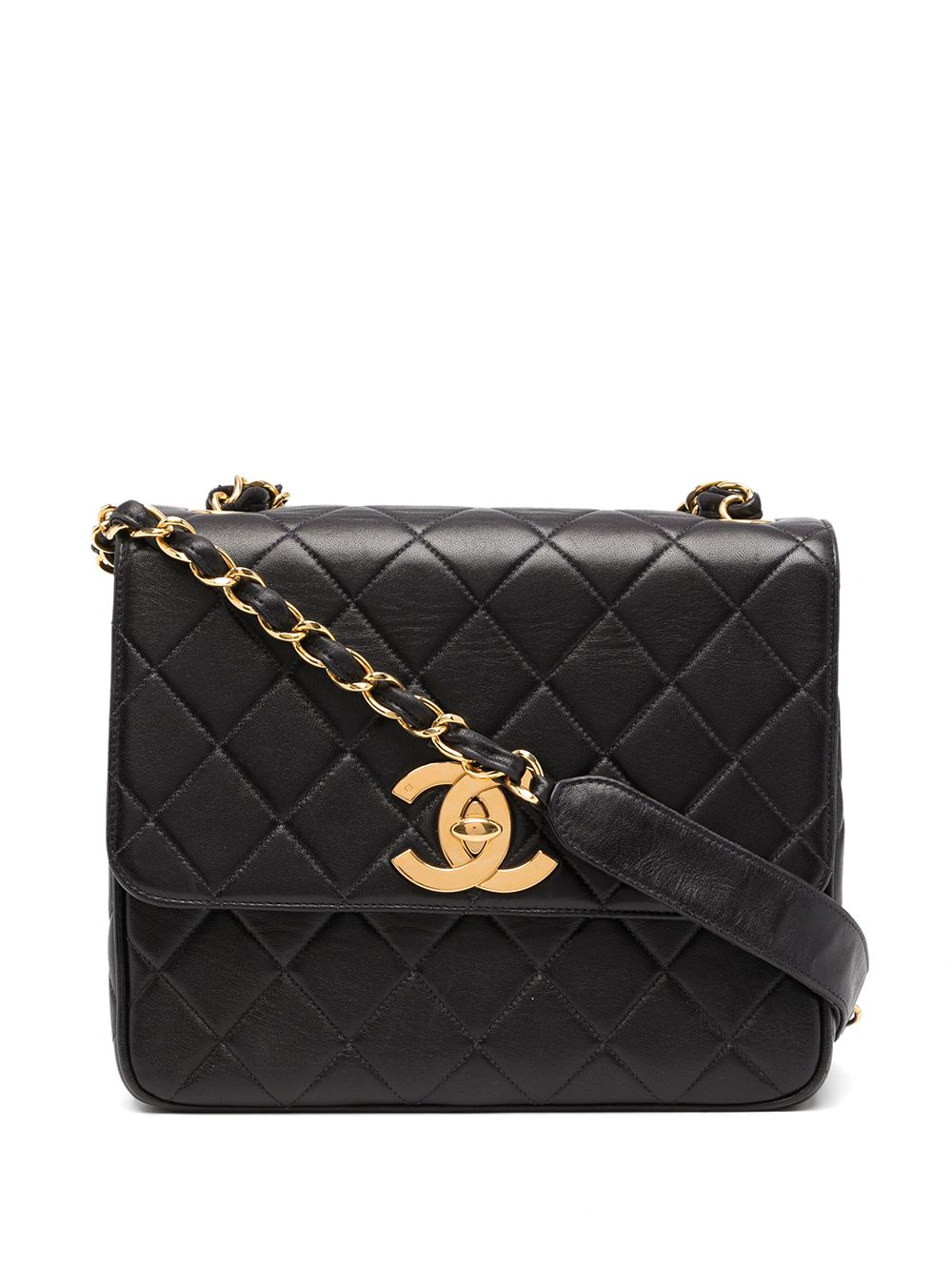 Diamond Quilted Flap Large Crossbody Bag (1995-1997 Archives)
