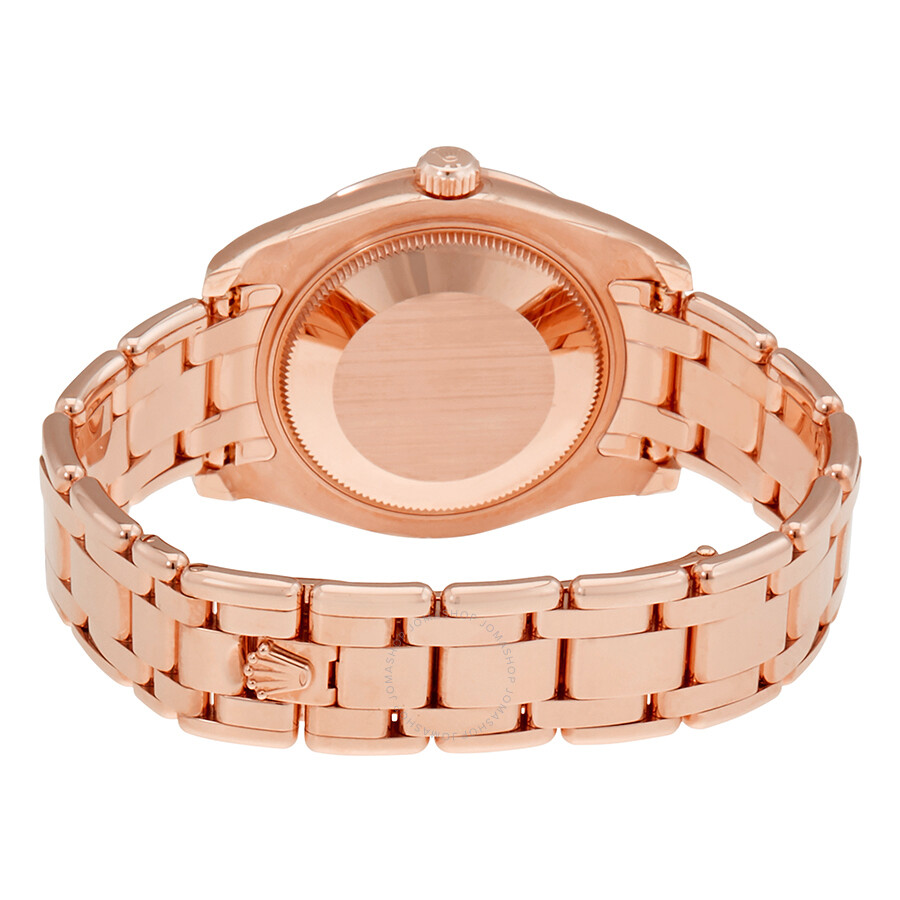 Rolex Lady-Datejust Pearlmaster Chocolate Dial 18K Everose Gold Automatic Ladies Watch 81315BRRDPM（Lifetime free warranty+90-days replacement service & Refund!.）