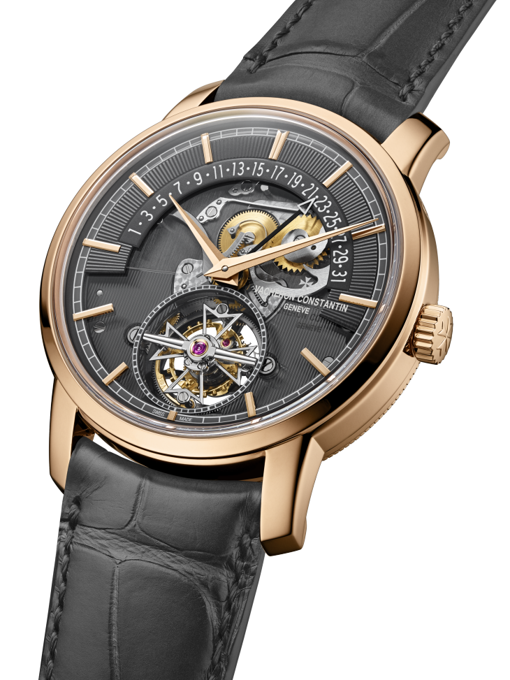 TRADITIONNELLE TOURBILLON RETROGRADE DATE OPENFACE
