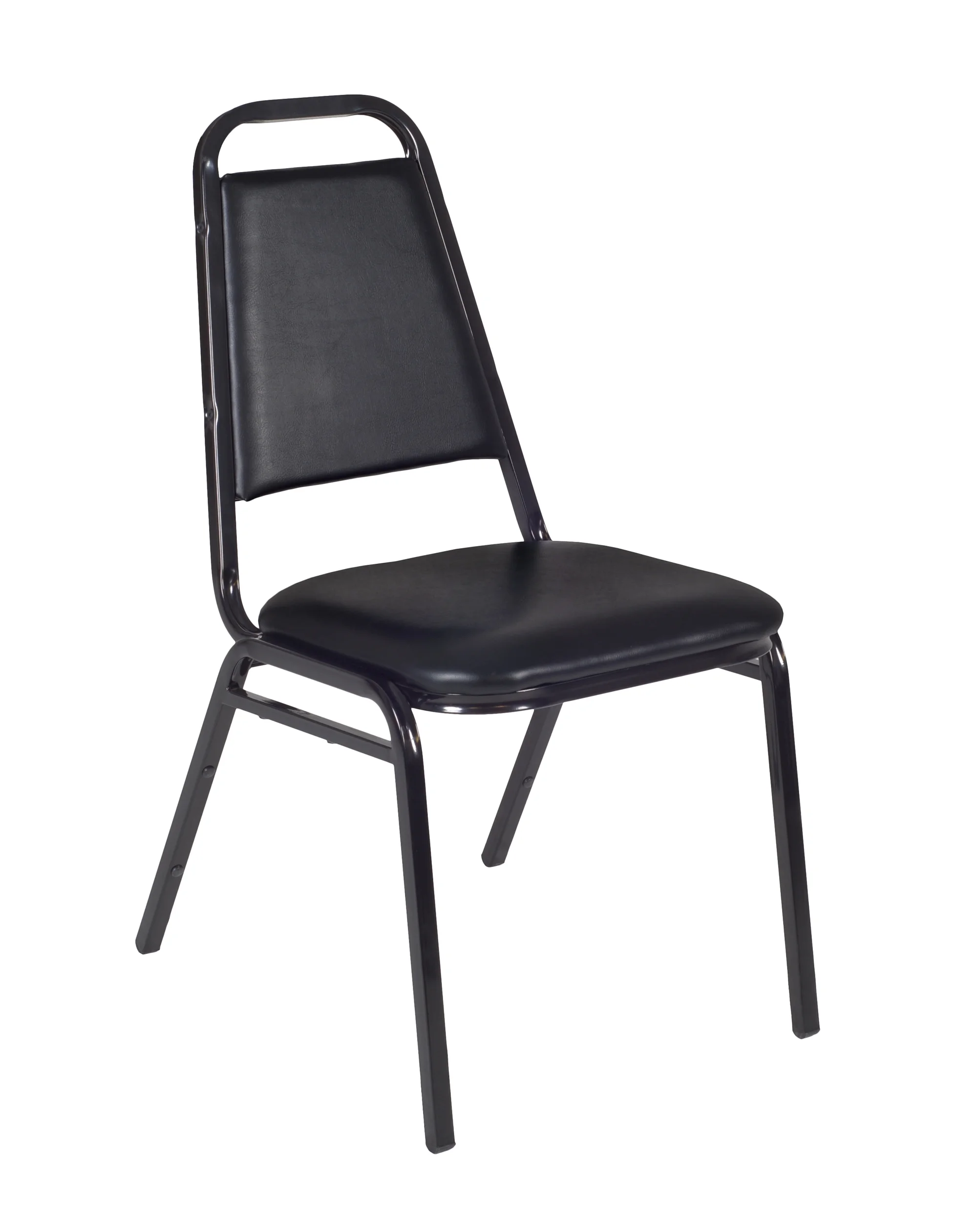 Regency Restaurant Stack Chairs, Black, PK40 8029BK40PK