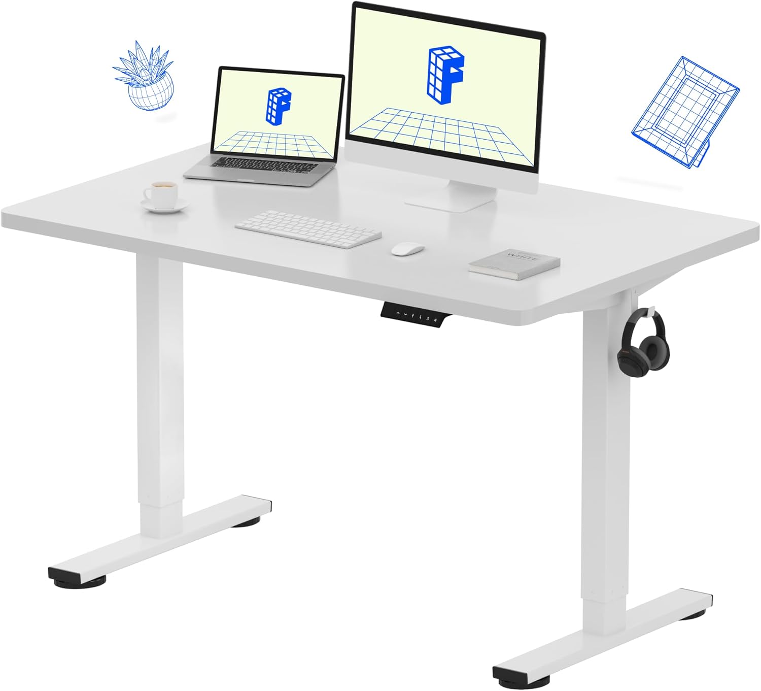 FLEXISPOT EN1 Whole-Piece Standing Desk