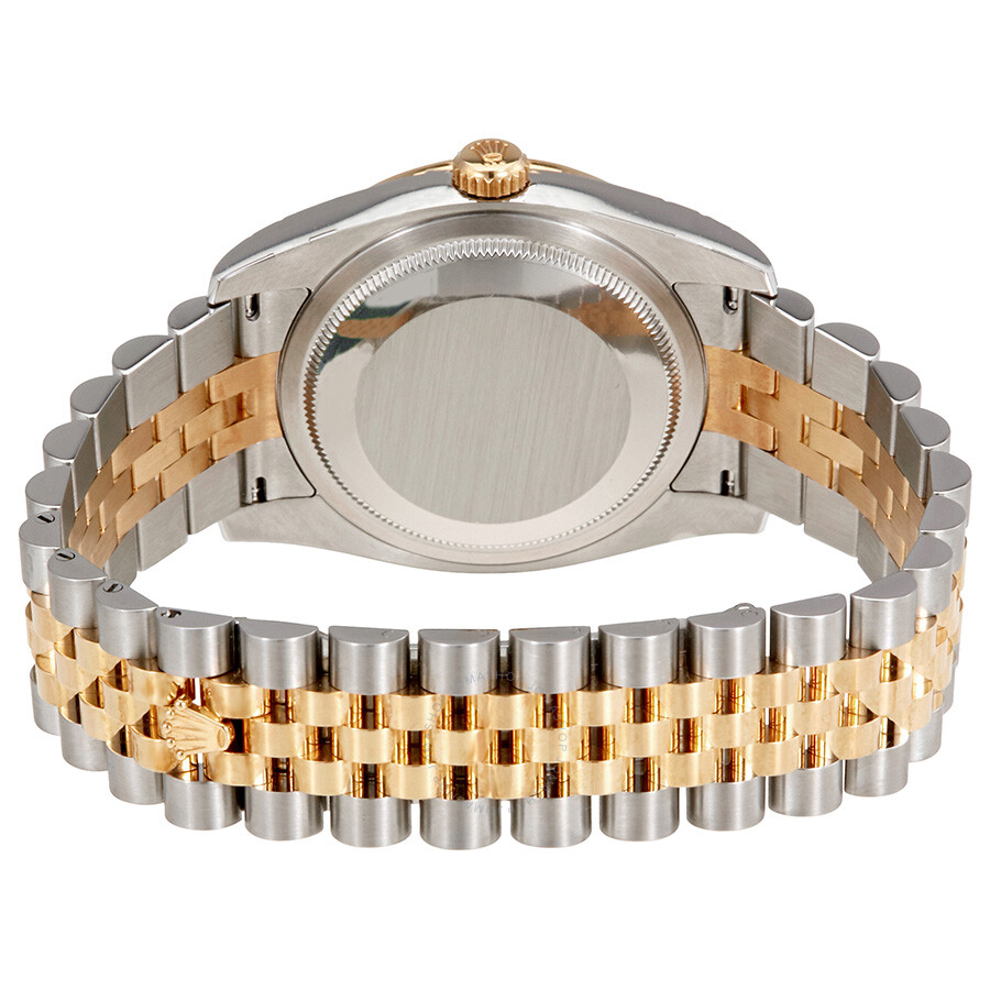 Rolex Oyster Perpetual Datejust 36 White Dial Stainless Steel and 18K Yellow Gold Jubilee Bracelet Automatic Ladies Watch 116243WSJ（Lifetime free warranty+90-days replacement service & Refund!.）