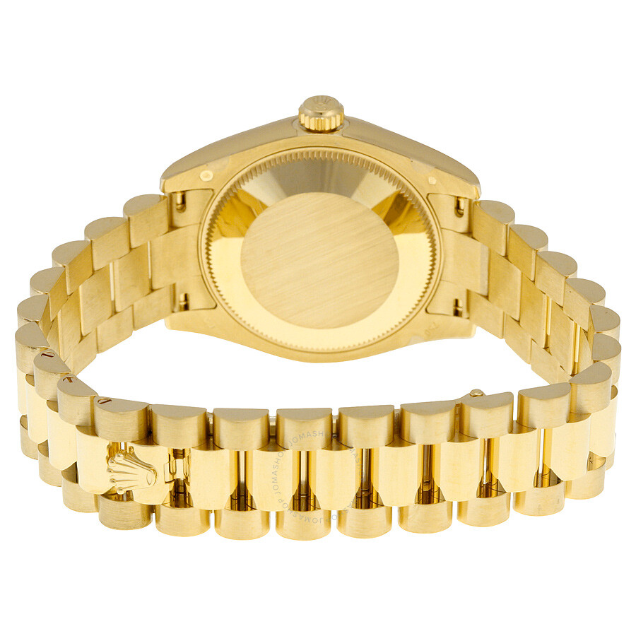 Rolex Lady-Datejust 31 Champagne Dial 18K Yellow Gold President Automatic Ladies Watch 178278CDP（Lifetime free warranty+90-days replacement service & Refund!.）
