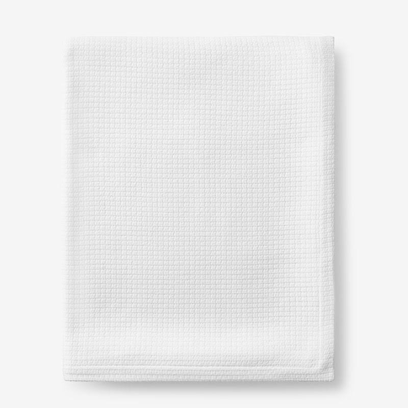 Cotton Weave Blanket - White Size King | The Company Store