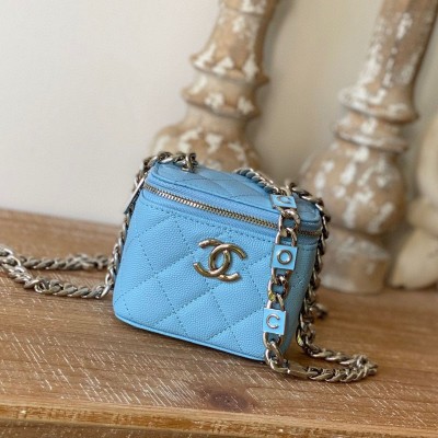Chanel mini cosmetic bag