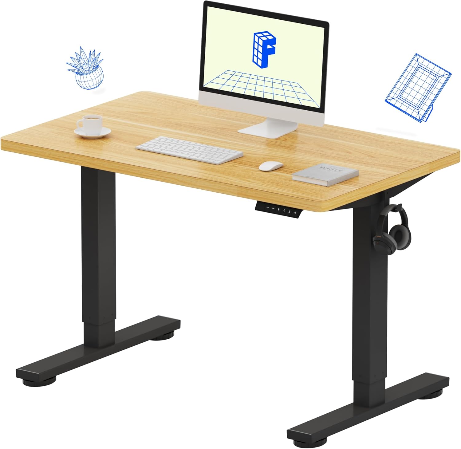 FLEXISPOT EN1 Whole-Piece Standing Desk