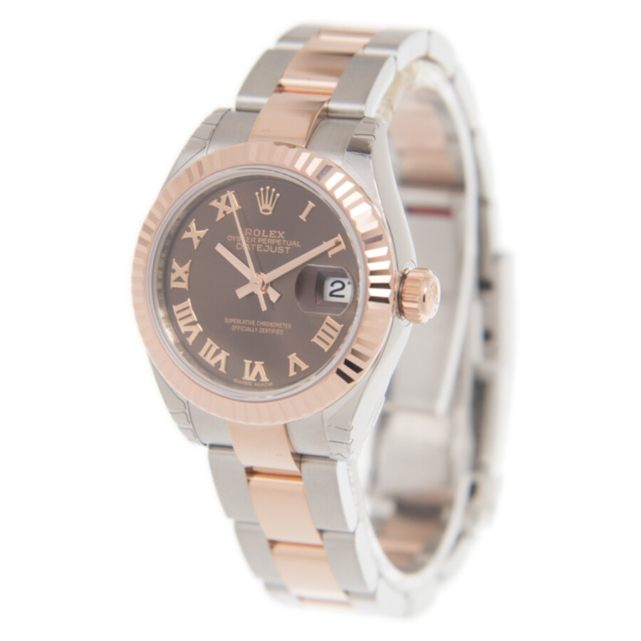 Rolex Lady Datejust 28 Automatic Brown Dial Ladies Watch 279171 BRRO（Lifetime free warranty+90-days replacement service & Refund!.）