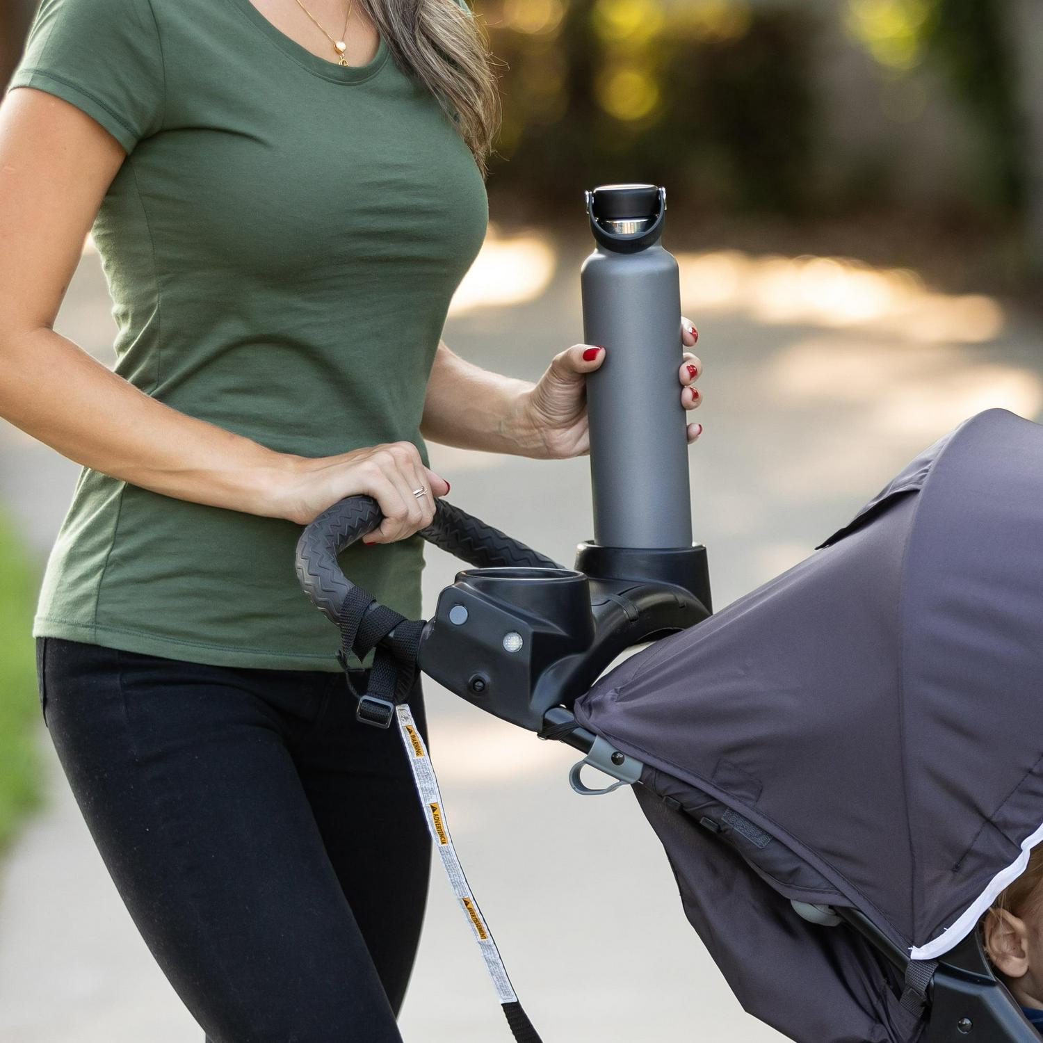 Baby Trend Xcel - R8 Plus Jogging Stroller with LED Lights. Liberty Grey