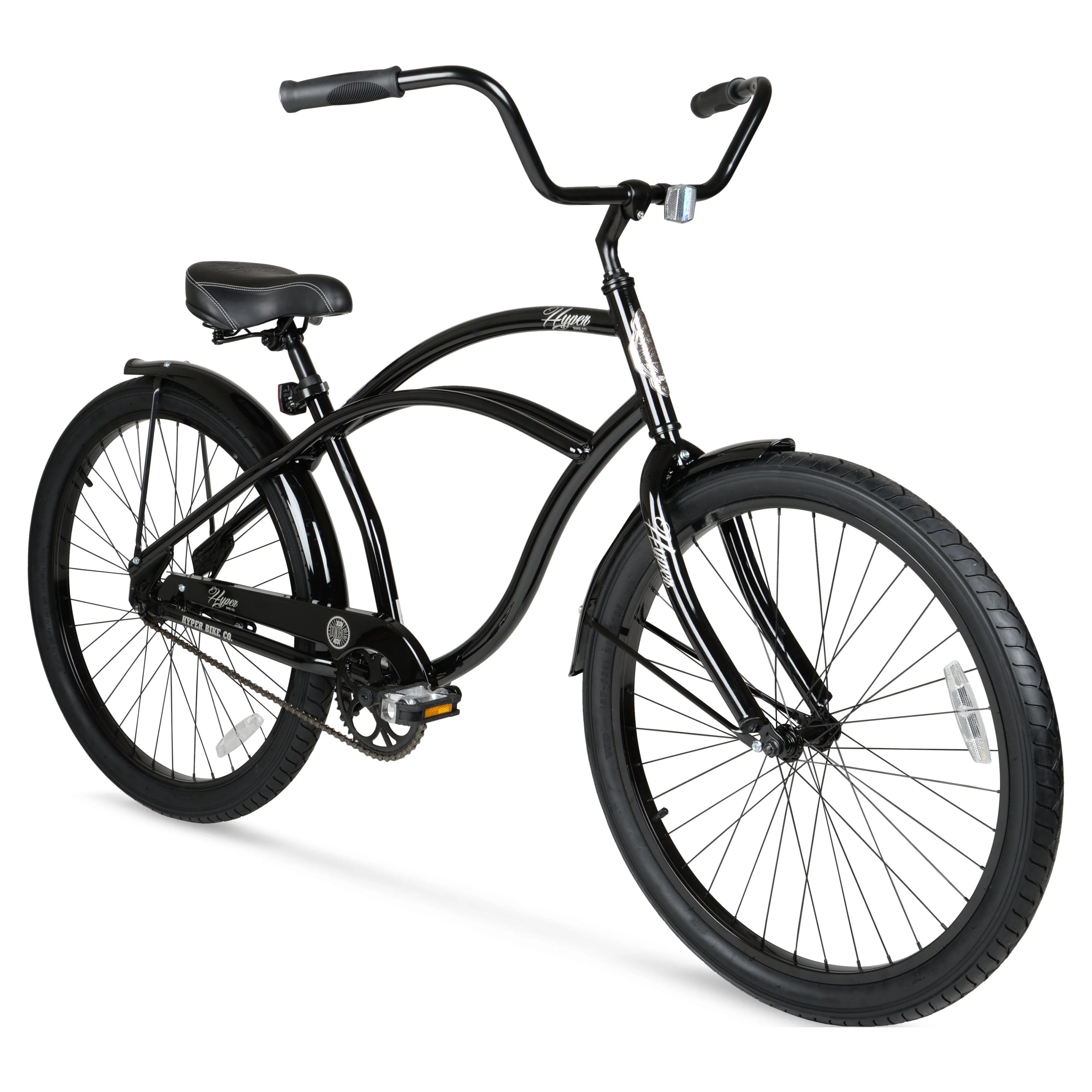 Hyper Bicycle Men'S 26 In. Beach Cruiser Bike, Black