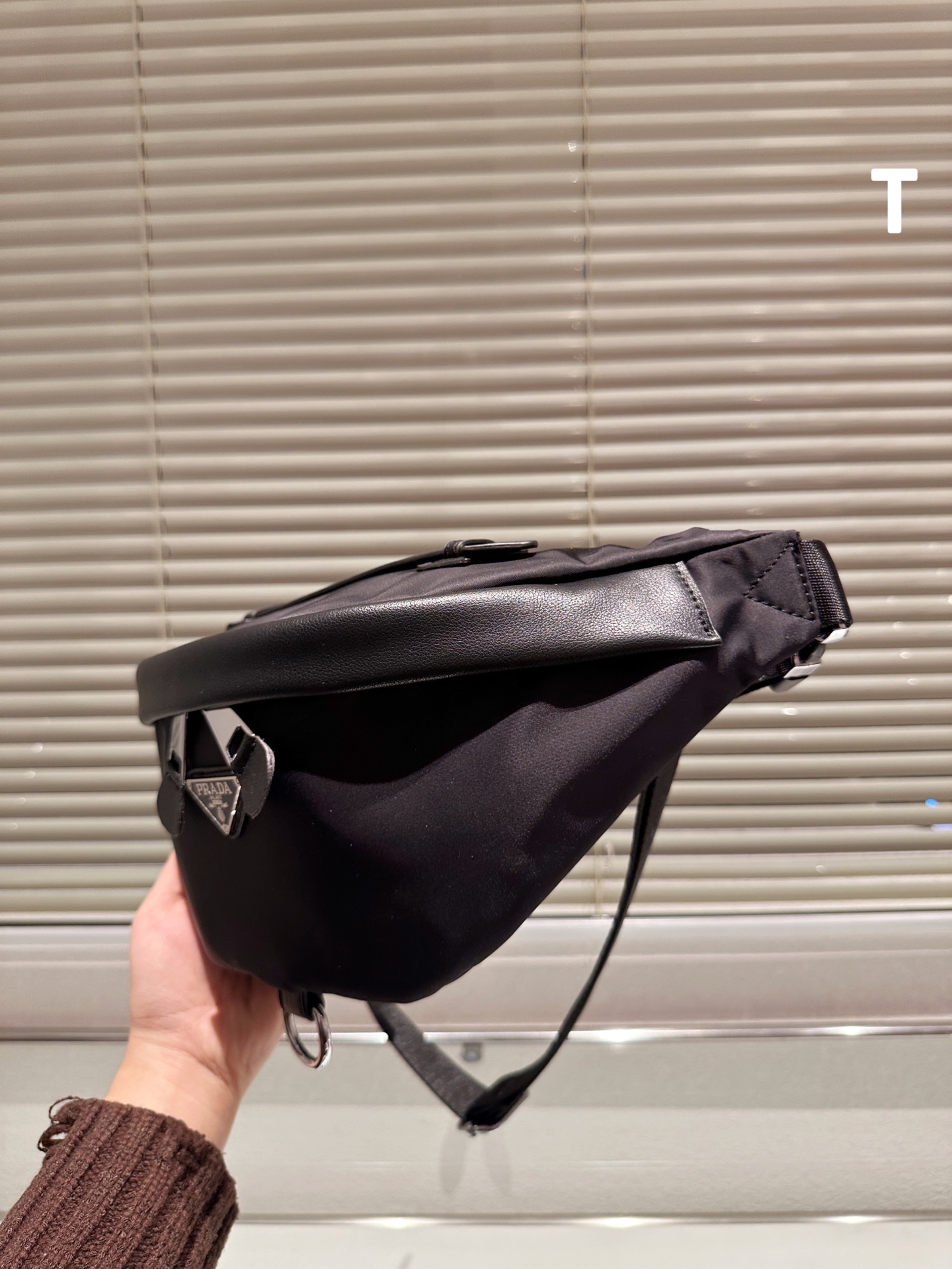 Prada black Fanny pack